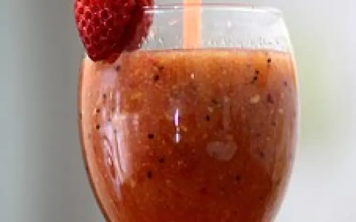 Melónovo-jahodové smoothie s banánom