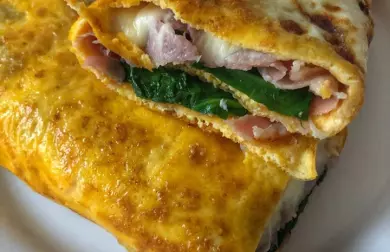 Omeletový wrap so syrom a schwarzwaldskou šunkou - LC