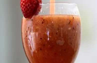 Melónovo-jahodové smoothie s banánom