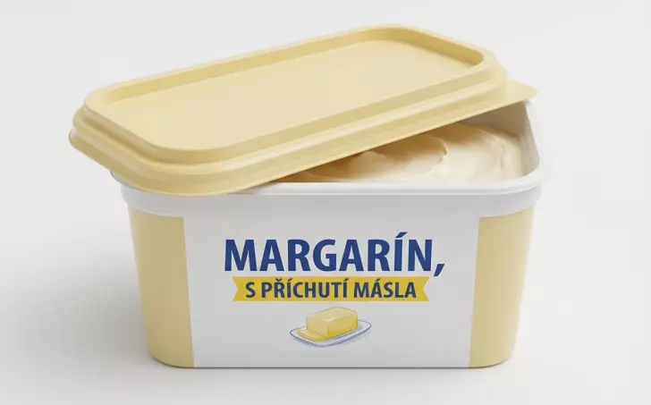 Margarín, s příchutí másla