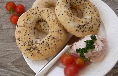 Rýžové bagely bez lepku, mléka i vajíček, sóji, kukuřice
