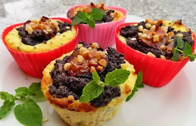 Muffiny z pečeného tvarohu