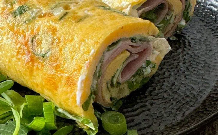 Plněná TORTILLA z vajíček