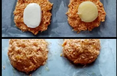 Zelňáky plněné mozzarellou a olomouckým tvarůžkem
