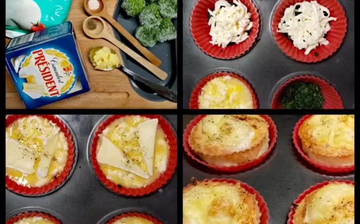 Špenátové muffiny - LC
