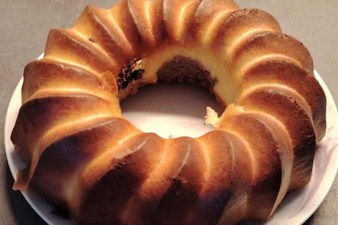 Tvarohova babovka s kokosem