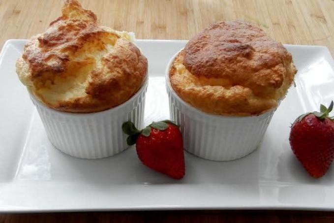 Nadýchané kokosové suflé