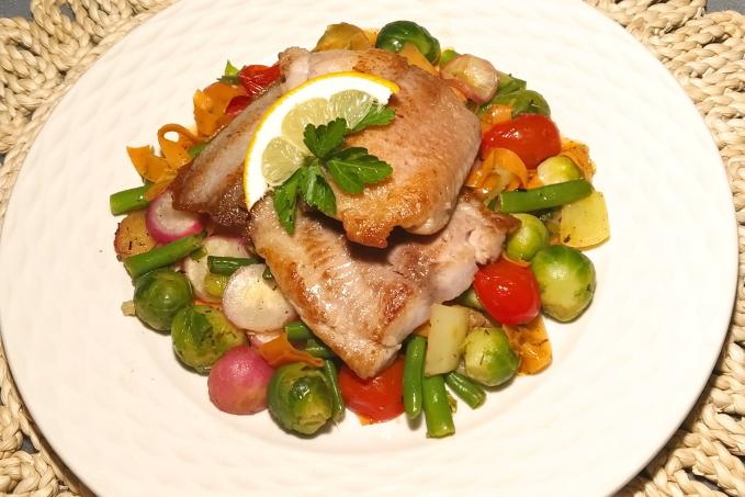 Sumeček africký s restovanou zeleninou - LC