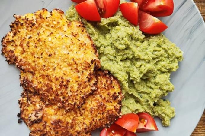 Zelné placky a brokolicová kaše