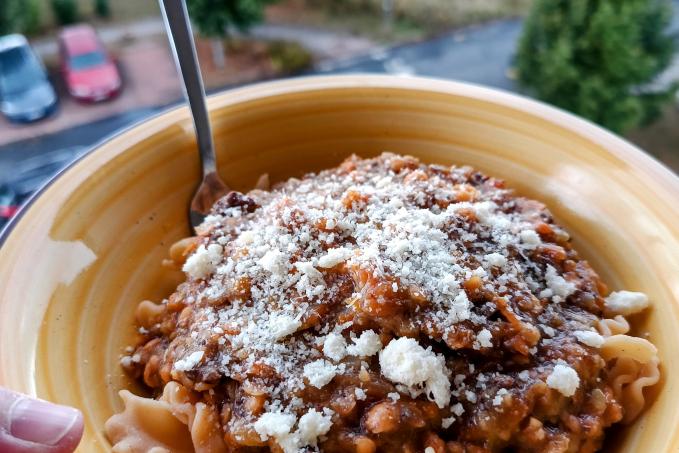 Játrová omáčka se zeleninou