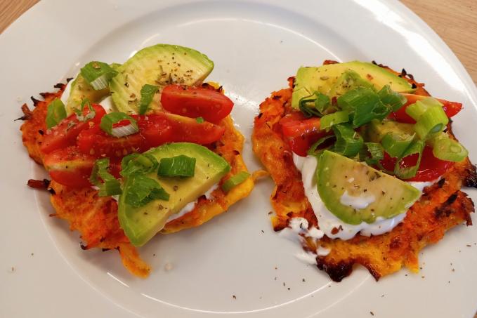 Mrkvové placky obložené - LC