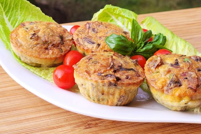 Žampionové muffiny - LC