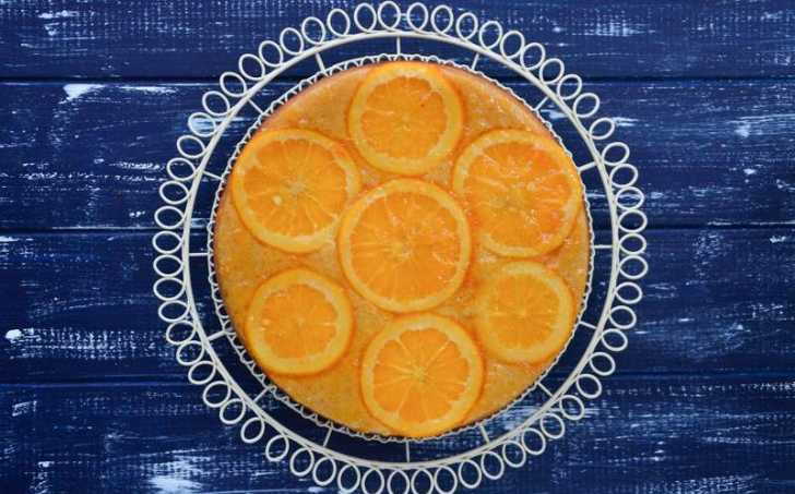 Pomerančovo-mandlový koláč s ricottou