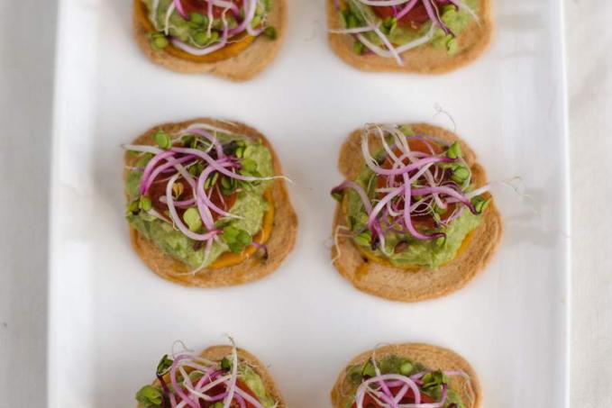 Batátovo-avokádové jednohubky