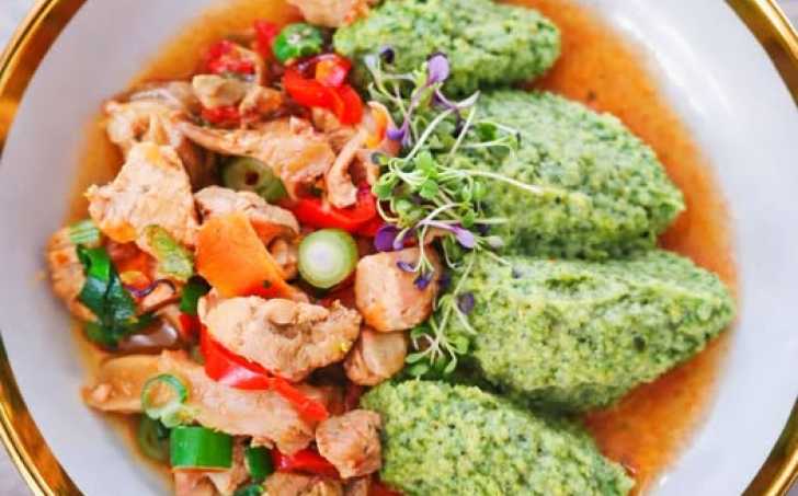 Kuřecí směs a brokolicové pyré