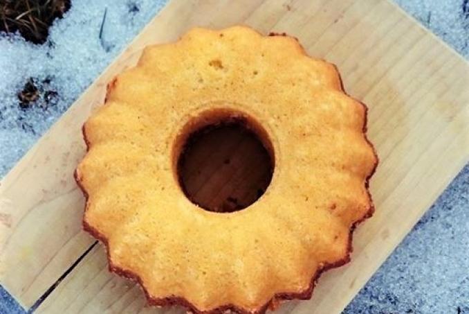 Kokosovo-kakaová bábovka