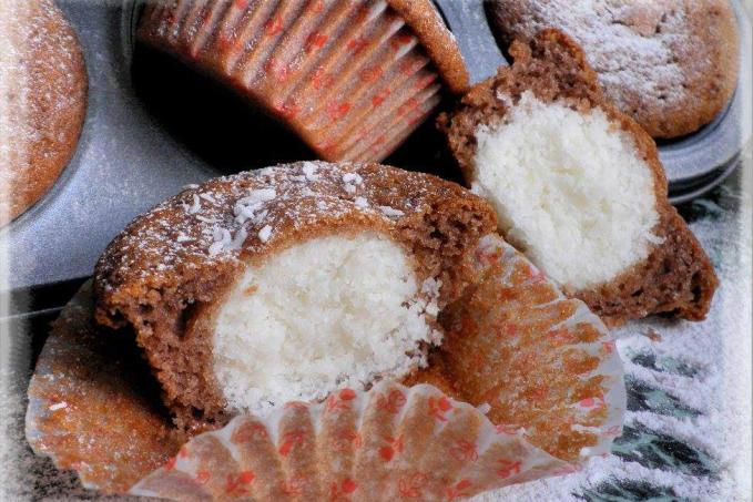 Mufiny s kokosovou náplní