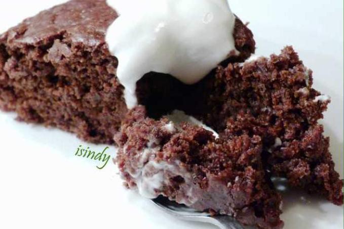 Vláčný americký čokokoláč (bezvaječný)