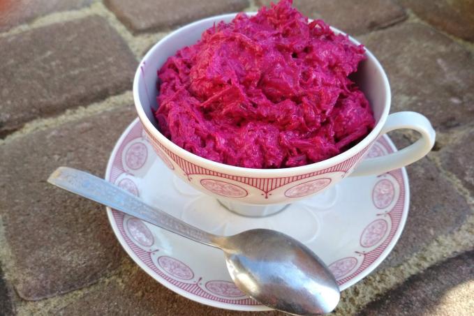 Pomazánka z červené řepy