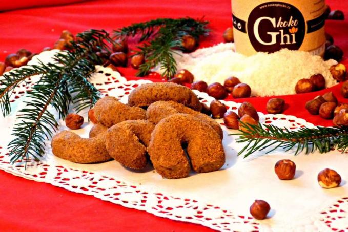 Pohankové vanilkové rohlíčky s KOKO Ghí