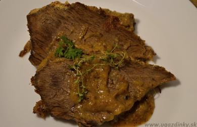 Pečené hovädzie mäso na tymiane