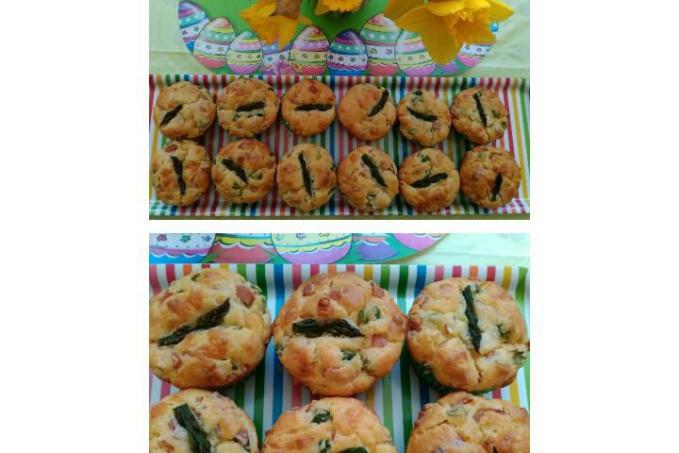 Slané chřestove muffiny