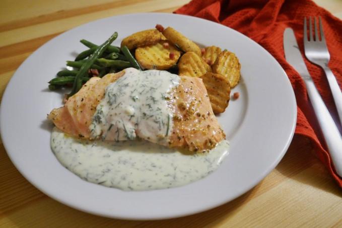 CITRONOVÝ LOSOS S KOPROVÝM DIPEM