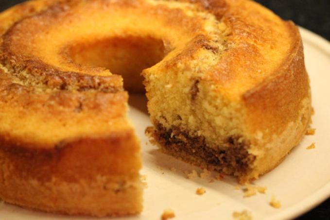 Bábovka ze které teče máslo