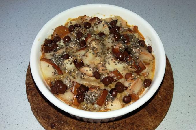 Zapečená ovesná kaše