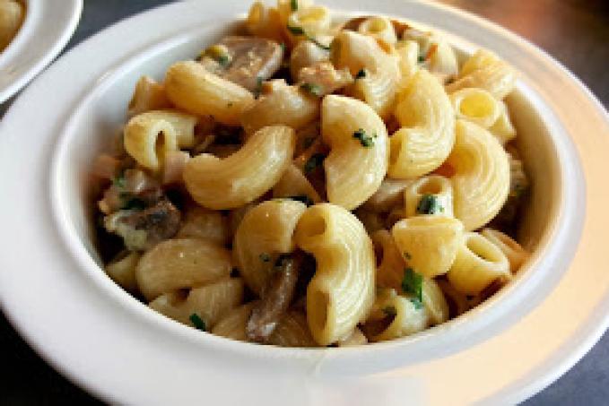 Těstoviny se žampiony