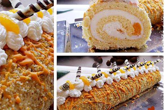 Roláda s mandarinkami