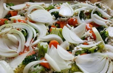 Slaný koláč s brokolicí