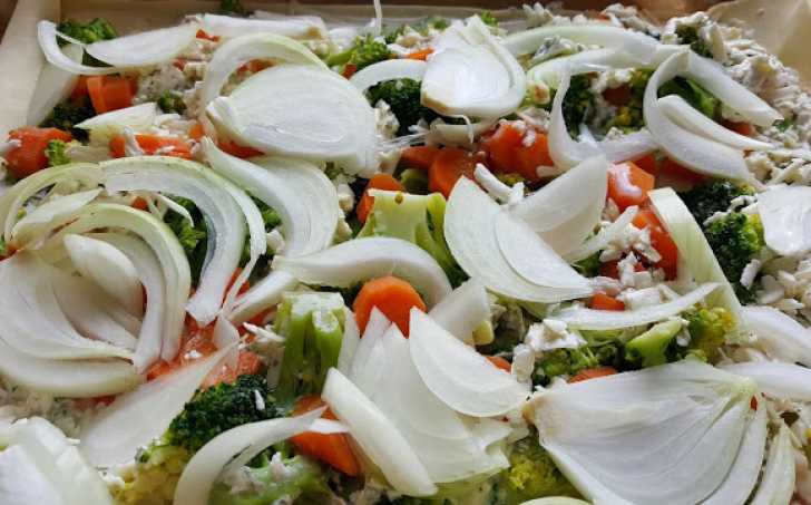 Slaný koláč s brokolicí