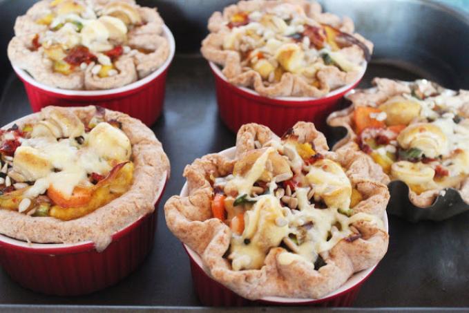 Farmárske koláčiky s tekvicovo-zelerovým pyré