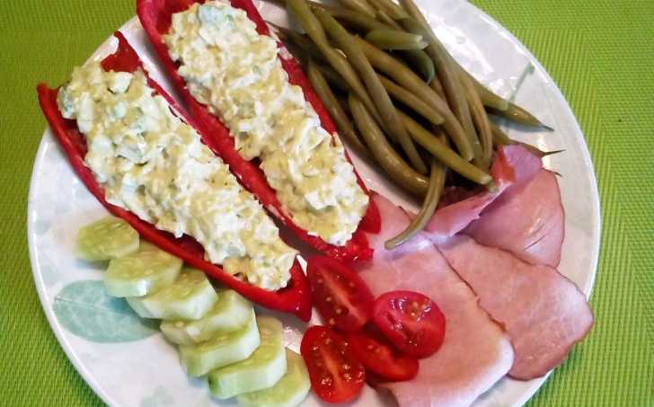 Avokádovo - vajíčková pomazánka