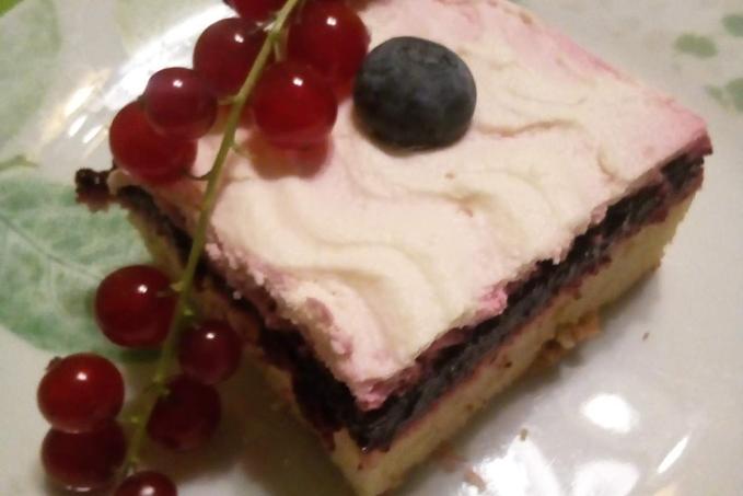 Ostružinovo-smetanové řezy bezlepkové