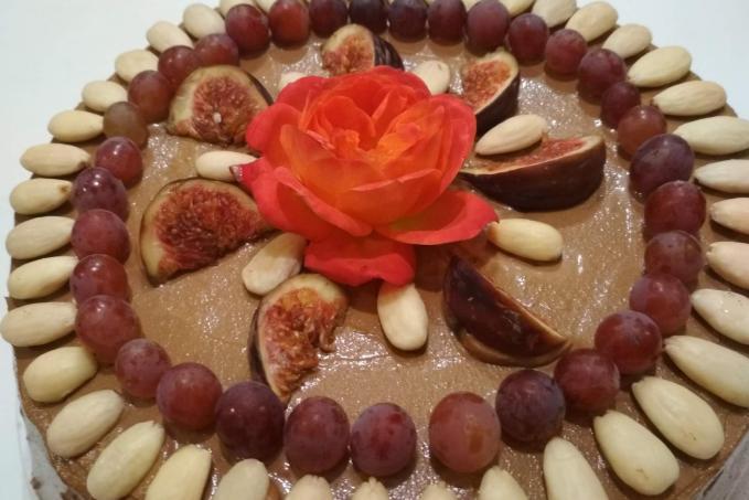 Čokoládový dort bez cukru a mouky