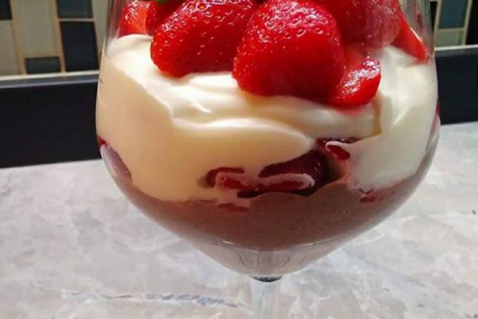 Chia pudink LC (low carb)