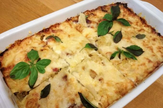 Zelofleky, low carb šunkofleky