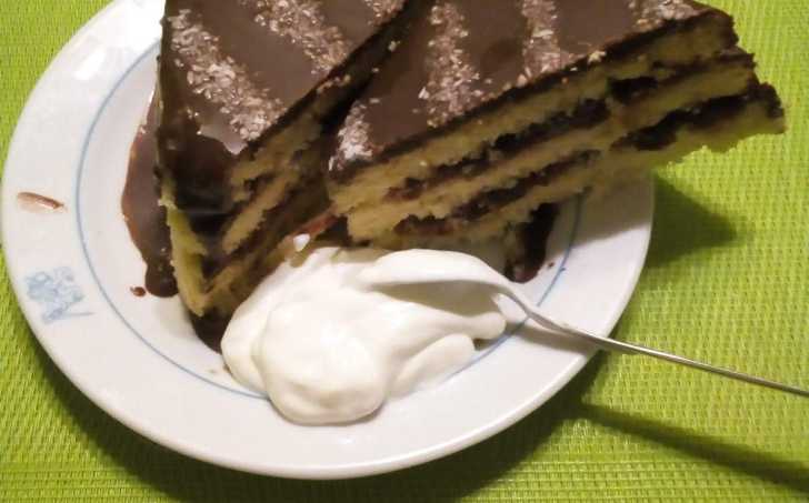 MUG CAKE - nízkosacharidový pruhovaný