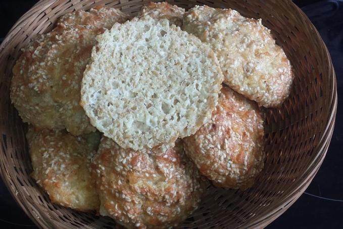 Lowcarb pečivo - sýrové houstičky