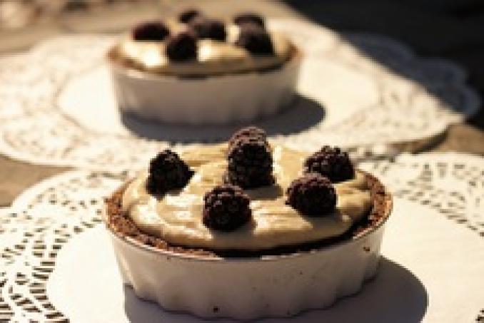 Koláčky ze škvarků se žloutkovým krémem