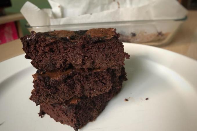 Cuketový extra čokoládový koláč - nízkosacharidový