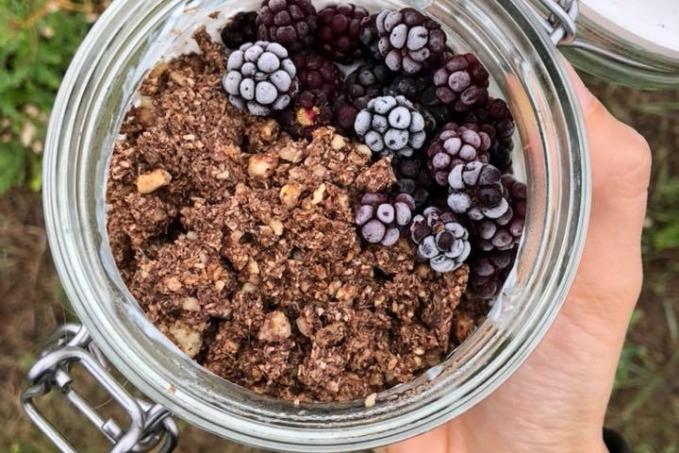 Domácí čokoládové müsli - nízkosacharidové