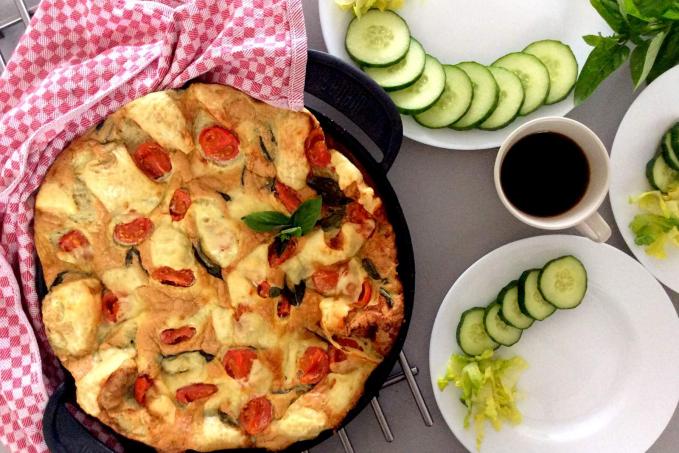 Slaný dutch baby pancake