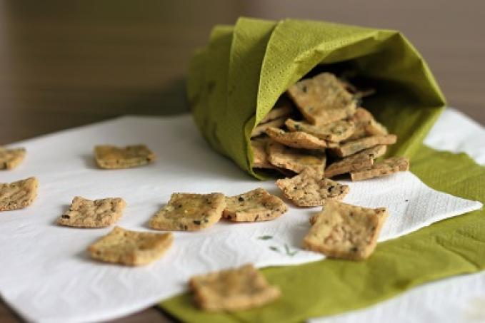 Tofu krekry s bylinkami