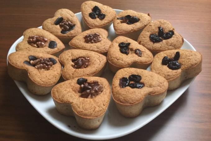 Muffiny z celozrnné pšeničné mouky