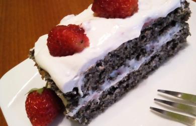 MAKOVÝ ŘEZ S JAHODAMI - LC