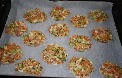 Křupavé zeleninové placičky - LC