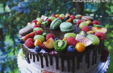 Čokoládovo-maková torta